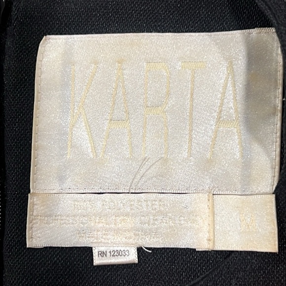 Vtg Karta Shift Dress M Embellished Beaded Mini Polyester Black Holiday Formal - Picture 10 of 10